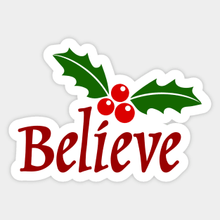 Believe Sticker